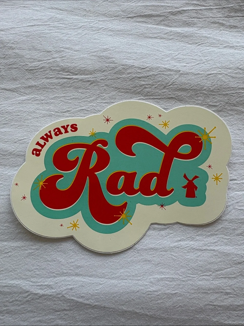 2 Dutch Bros Always Rad Stickers Set Decals Retro Party